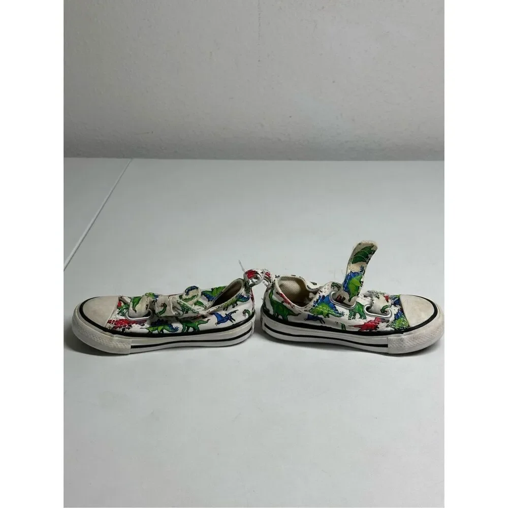 Converse Chuck Taylor All Star Dinosaur Sneakers Toddler Boys Size 6